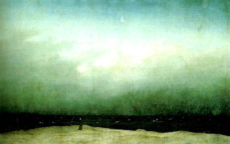 Caspar David Friedrich monk by the sea Germany oil painting art